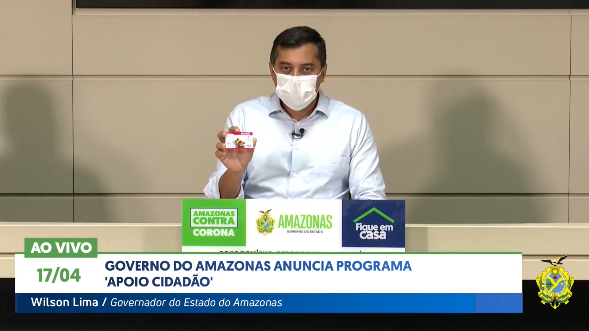 Governo do AM vai liberar R$ 200 para alimentação de 50 mil famílias vulneráveis