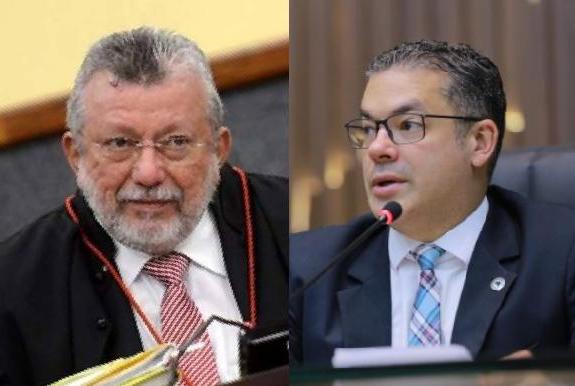 Desembargador Aristóteles Thury e deputado Josué Neto: distinção no recebimento de denúncias pela Assembleia Legislativa deverá ser explicada (Reprodução/Internet)