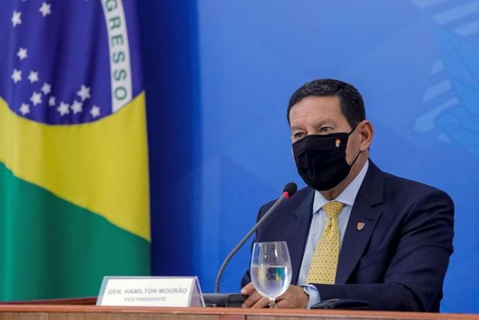 Contrariando discurso de Bolsonaro que criminaliza ambientalistas, Mourão vai ouvir setor visando parcerias (Romerio Cunha/PR)