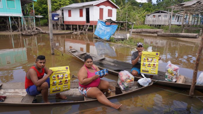 Comunidades da zona urbana da capital amazonense e da região metropolitana, receberão ajuda de entidades e instituições voluntárias, reunidas no 'Aliança Covid' (Reprodução/FAS)