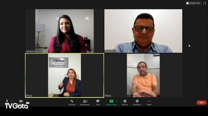 Debate levou comunicadores da Amazônia à abordar processos de transformação de audiência e novas maneiras de consumir jornalismo online (Reprodução/Youtube)