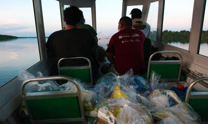 Reservas sustentáveis do interior da Amazônia recebem doações para combater Covid-19