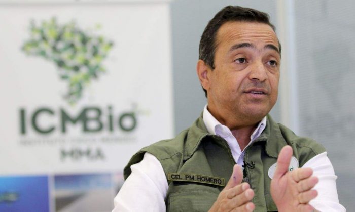 O coronel foi exonerado da presidência do Instituto Chico Mendes de Conservação da Biodiversidade (ICMBio) pelo ministro do Meio Ambiente, Ricardo Salles, nesta sexta-feira (© Fabio Rodrigues Pozzebom/Agência Brasil)