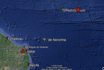 Segundo a Rede Sismográfica Brasileira, há possibilidade de novos terremotos nos próximos dias, mas o risco de tsunami está descartado (Reprodução/Google Maps)