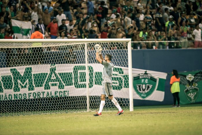 Jonathan, titular absoluto do Gavião do Norte, conta que acredita nos garotos nas bases dos clubes locais e que eles estão sendo moldados sob influência do Manaus FC (Divulgação)