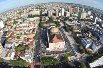Manaus é a cidade mais influente da Amazônia Ocidental e a sétima mais populosa do Brasil (Reprodução/Internet) 