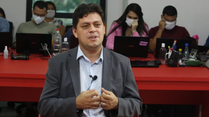 Candidato disse que adotará uma atuação de respeito às instituições na sua gestão na Prefeitura de Manaus, caso seja eleito (Ricardo Oliveira/ Revista Cenarium)