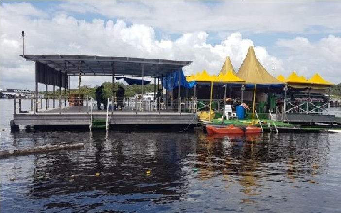 Flutuantes que funcionam como bares e casas de eventos continuam fechados no Amazonas