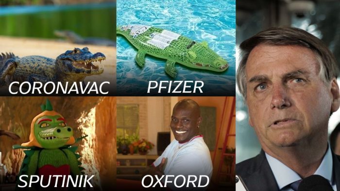 Bolsonaro vira piada na web ao responsabilizar cidadãos pela vacina: ‘Se você virar um jacaré, é problema seu’