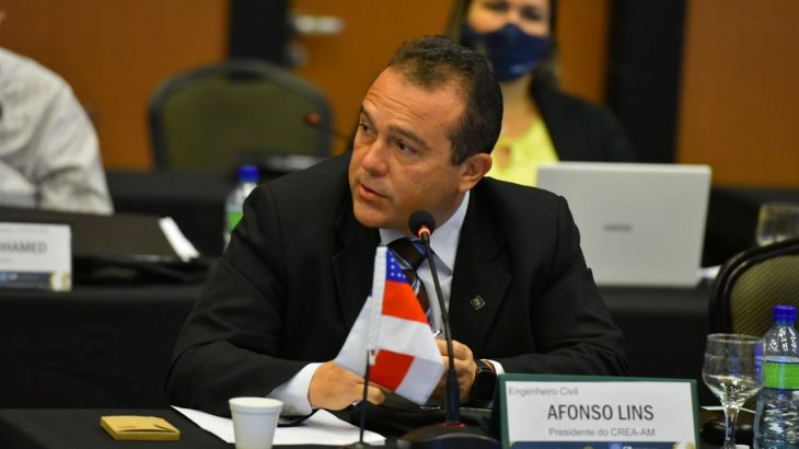 O presidente do CREA/AM, Afonso Lins, está entre os representantes de classe que apoiam o decreto estadual (CREA/AM)