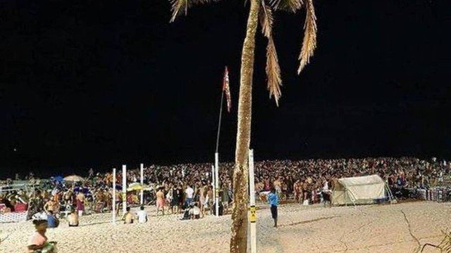 Festa clandestina lota as areias da praia de Ipanema no RJ e causa revolta nas redes sociais