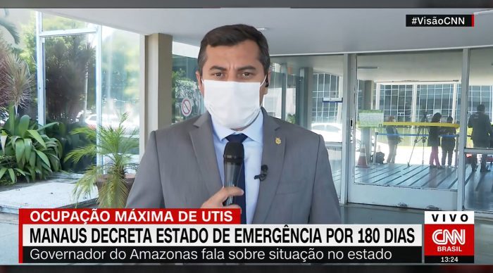 ‘Temos 800 mil seringas para quando as doses chegarem’, diz governador do AM em entrevista à CNN Brasil