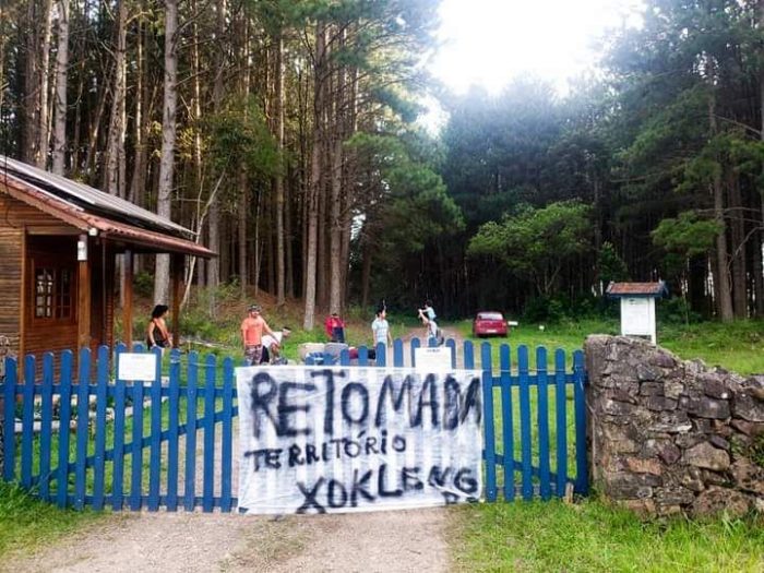 Após reintegração de posse, povo indígena Xokleng pede ajuda financeira nas redes sociais