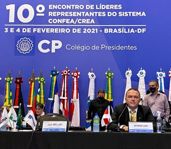 Presidente do Crea-AM, Afonso Lins é eleito coordenador nacional do Colégio de Presidentes