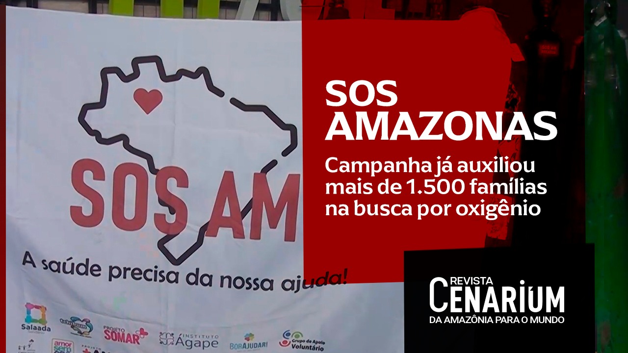 Campanha ‘SOS Amazonas’ já auxiliou mais de 1.500 famílias na busca por oxigênio