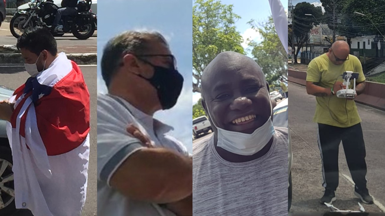 Correligionários e aliados políticos de Braga promovem manifestação contra governo do AM