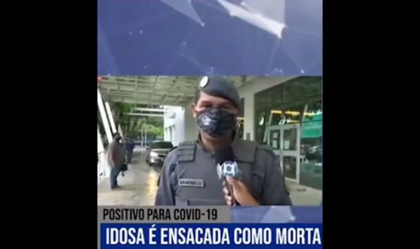 Vídeo fake de policial que resgatou mãe de ‘saco fúnebre’ volta a circular em Manaus