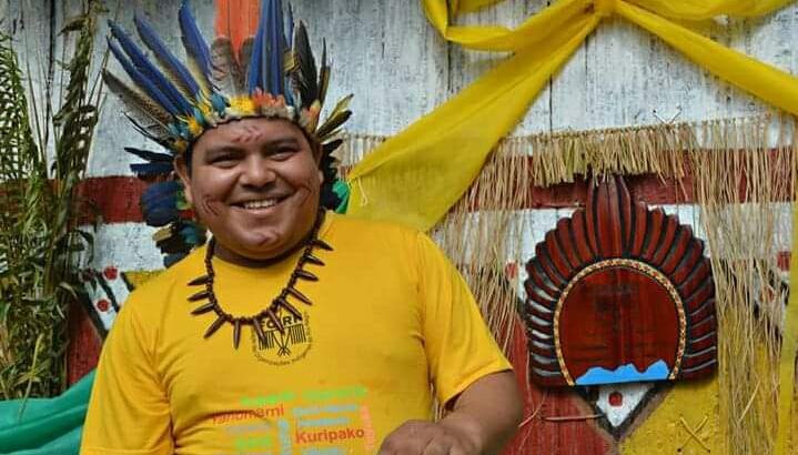 Marivelton Baré levou o prêmio por sua atuação na promoção do turismo sustentável no interior do Amazonas (Reprodução/Arquivo Pessoal)