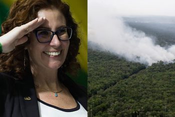 A deputada ficou conhecida após episódio em que acusou  ONGs de queimar a Amazônia (Reprodução/Internet)