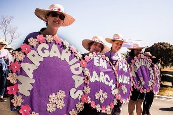 A marcha é maior ato de mulheres da América Latina (Reprodução/Cecília Figueiredo)