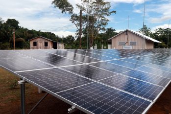Equipamento de energia solar (Ricardo Oliveira/Revista Cenarium)
