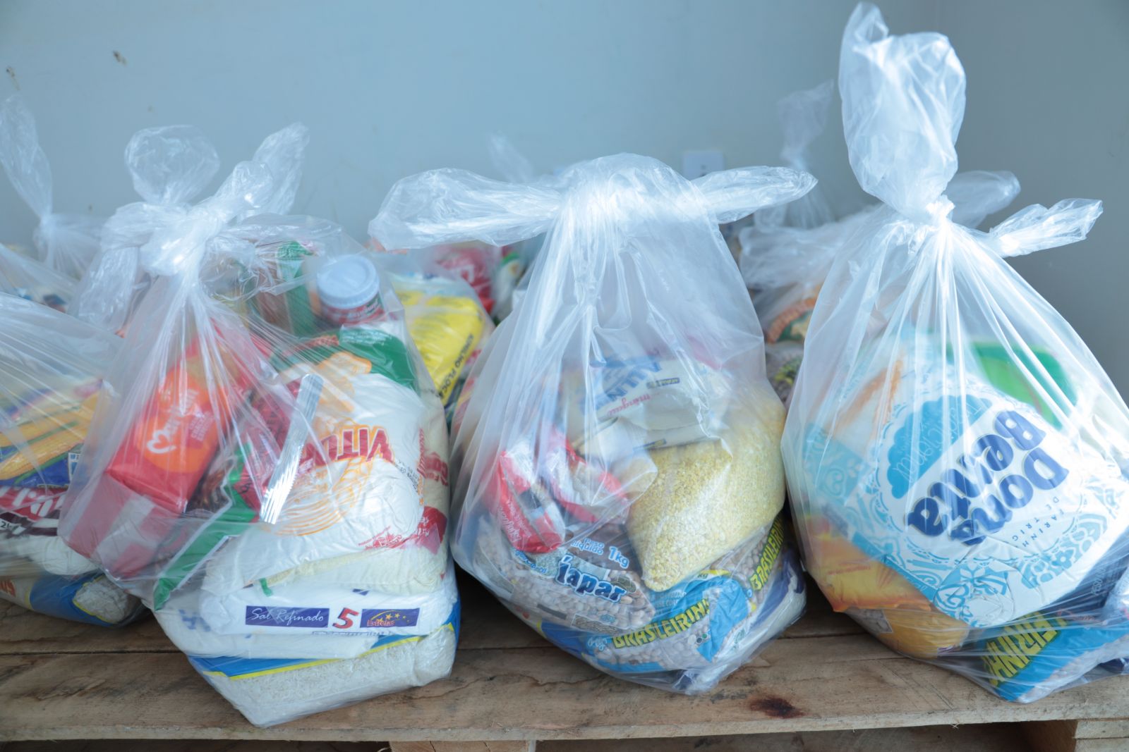 Campanha solidária arrecada quase meia tonelada de alimentos para famílias de baixa renda, em Porto Velho