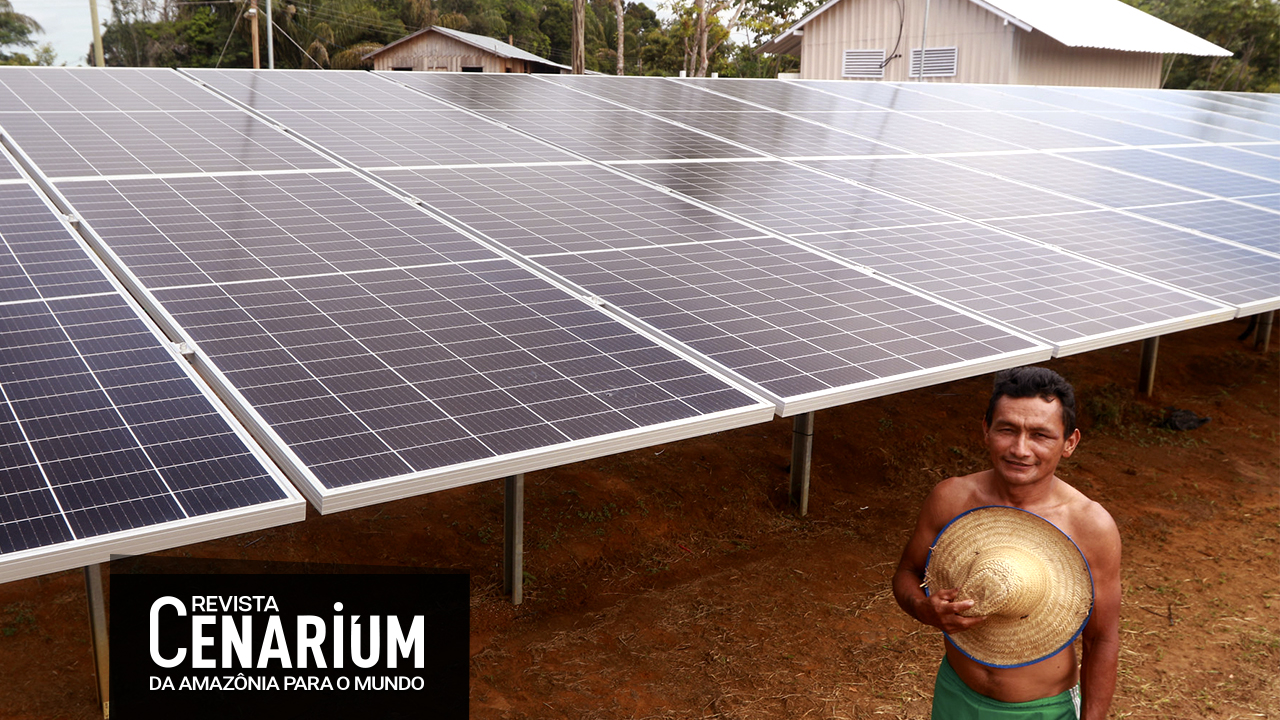 Sistema de energia solar é instalado em comunidade ribeirinha no Amazonas