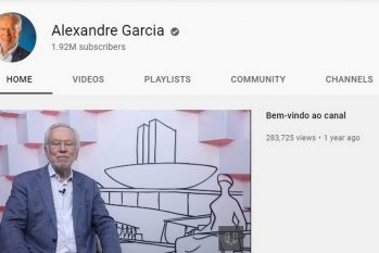 Canal do jornalista Alexandre Garcia (Reprodução)