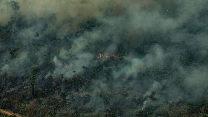 Em 23 de agosto de 2019, o Greenpeace sobrevoou diversas áreas da floresta amazônica para documentar as queimadas que estão chamando a atenção do mundo (Victor Moriyama/Greenpeace)