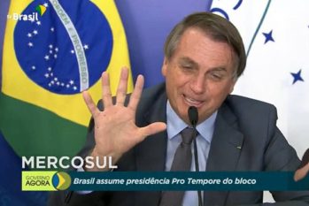 Para brasileiro, bloco não avançou sob liderança de Fernández, que defendeu globalização 'regionalizada' (Reprodução)