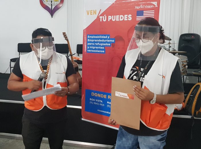 Visão Mundial vai doar auxílio para 400 pessoas refugiadas e migrantes venezuelanas em Manaus