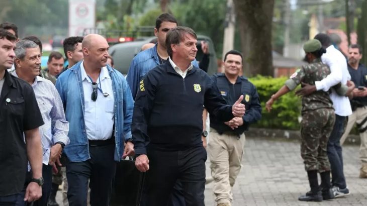Presidente Jair Bolsonaro visita posto da Polícia Rodoviária Federal, no Rio de Janeiro
(Marcos Corrêa/PR)