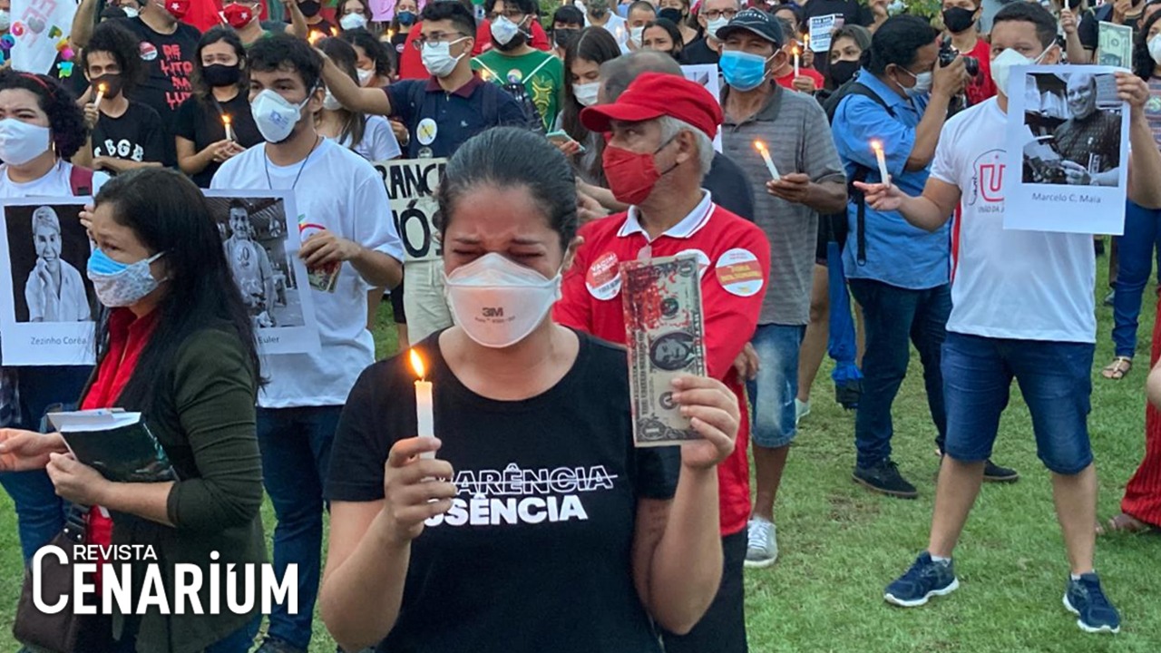 Tarde de protestos contra Bolsonaro e homenagens às vítimas da Covid-19