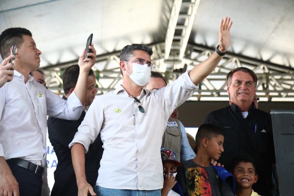 O prefeito de Manaus, David Almeida durante evento de inauguração do Conjunto Cidadão Manauara II (Ruan Souza/Semcom)