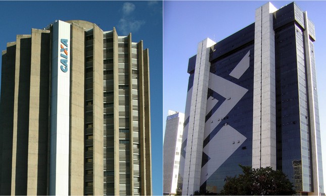 Sede da Caixa Econômica e do Banco do Brasil. Foto: Divulgação