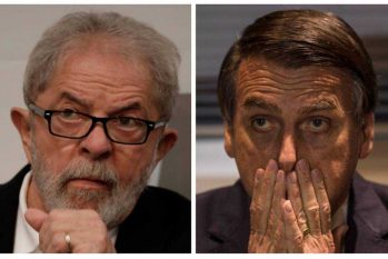 O ex-presidente Luiz Inácio Lula da Silva e o presidente Jair Bolsonaro (Divulgação/O Globo)