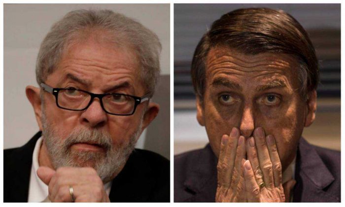 Lula tem 56% e Bolsonaro 31% de votos para segundo turno, diz pesquisa