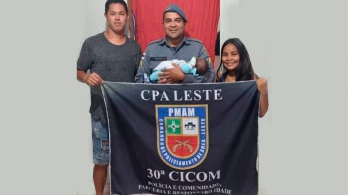 Policial militar salva a vida de recém-nascido engasgado com leite materno