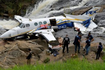 Avião em que Marília Mendonça estava durante o acidente (Reuters) 
