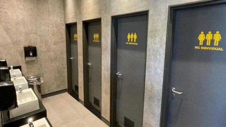 Proposta veio à tona, após um vídeo viralizar na internet expondo banheiros multigêneros em unidade do McDonald's. (Reprodução/Twitter)