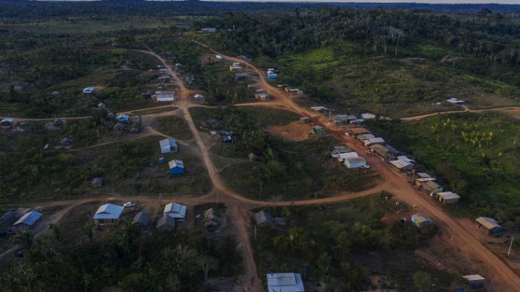 Na Terra Indígena Apyterewa, no município de São Félix do Xingu (PA), a energia da Equatorial abastece a Vila Renascer (Lalo de Almeida – 20.jul.2020/Folhapress)