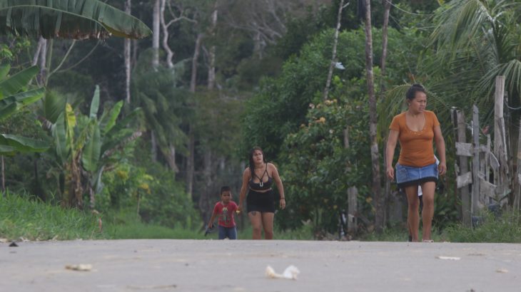 Rua do Parque das Tribos, na zona Oeste de Manaus. (Ricardo Oliveira/ CENARIUM)