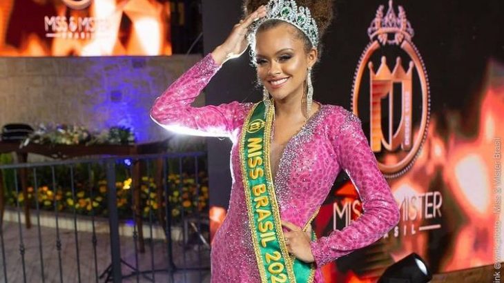 At 20, Elâine Souza was elected the most beautiful woman in Brazil in 2021. (Reproduction/Instagram)