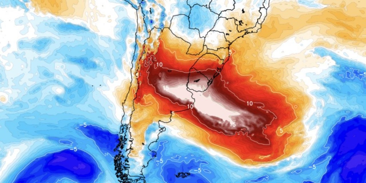 Argentina pode se tornar a área mais quente do mundo por algumas horas na terça-feira