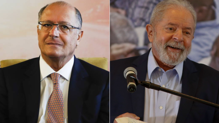 O ex-governador Geraldo Alckmin e o ex-presidente Lula (Arquivo)