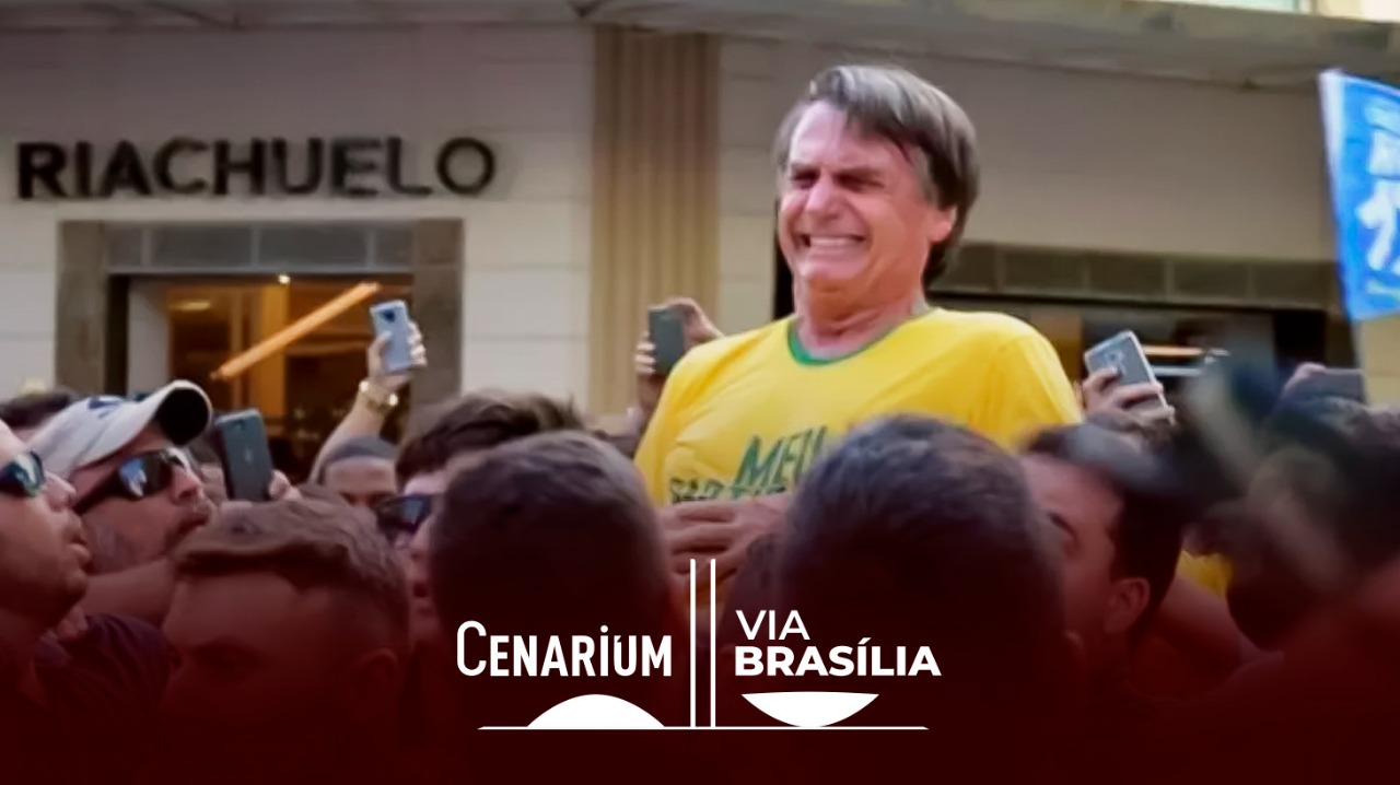 Antes de se tornar presidente, Bolsonaro foi vítima de agressão durante campanha. (Divulgação)