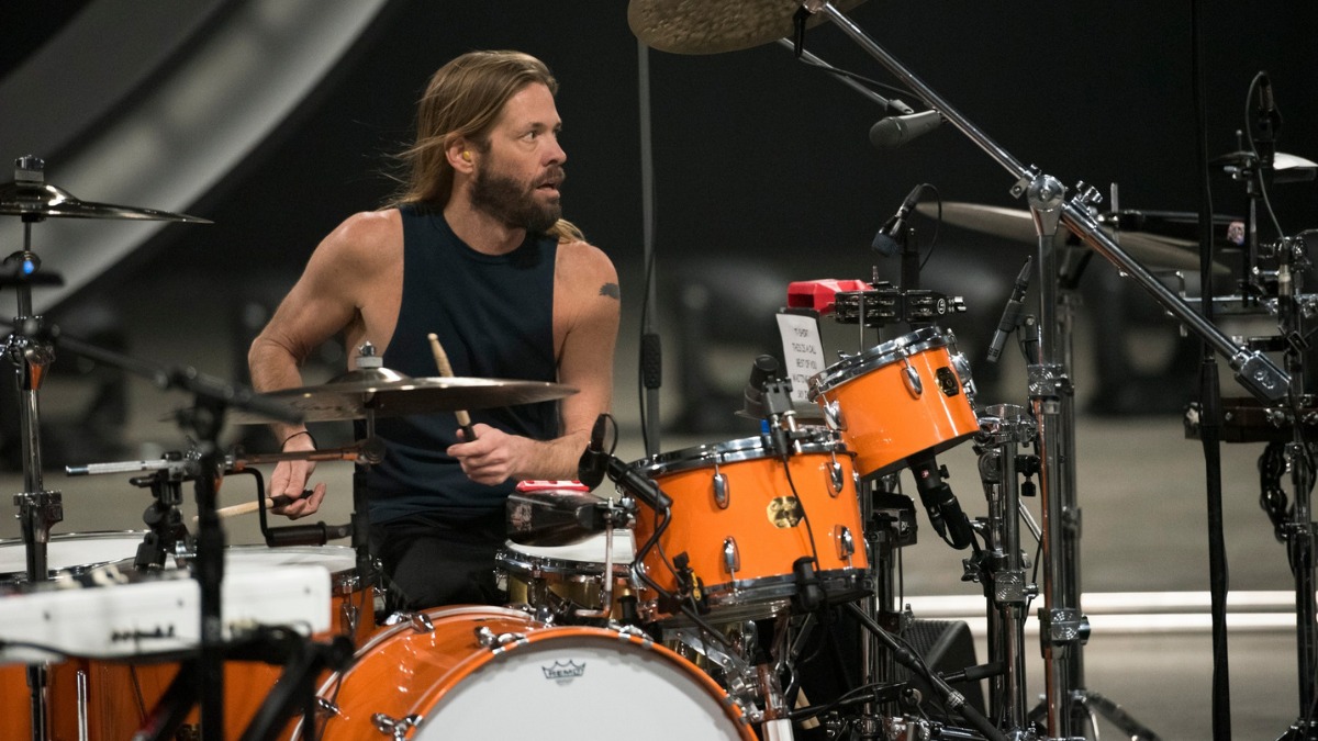 O baterista Taylor Hawkins, da banda americana de rock Foo Fighters (Reprodução)