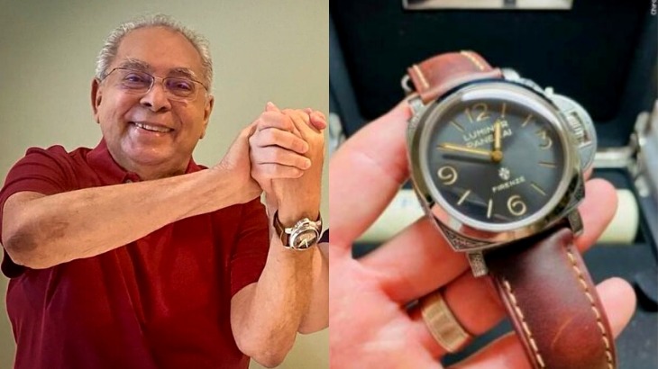 Pré-candidato ao governo do Amazonas, Amazonino Mendes usa relógio avaliado em mais de R$ 145 mil