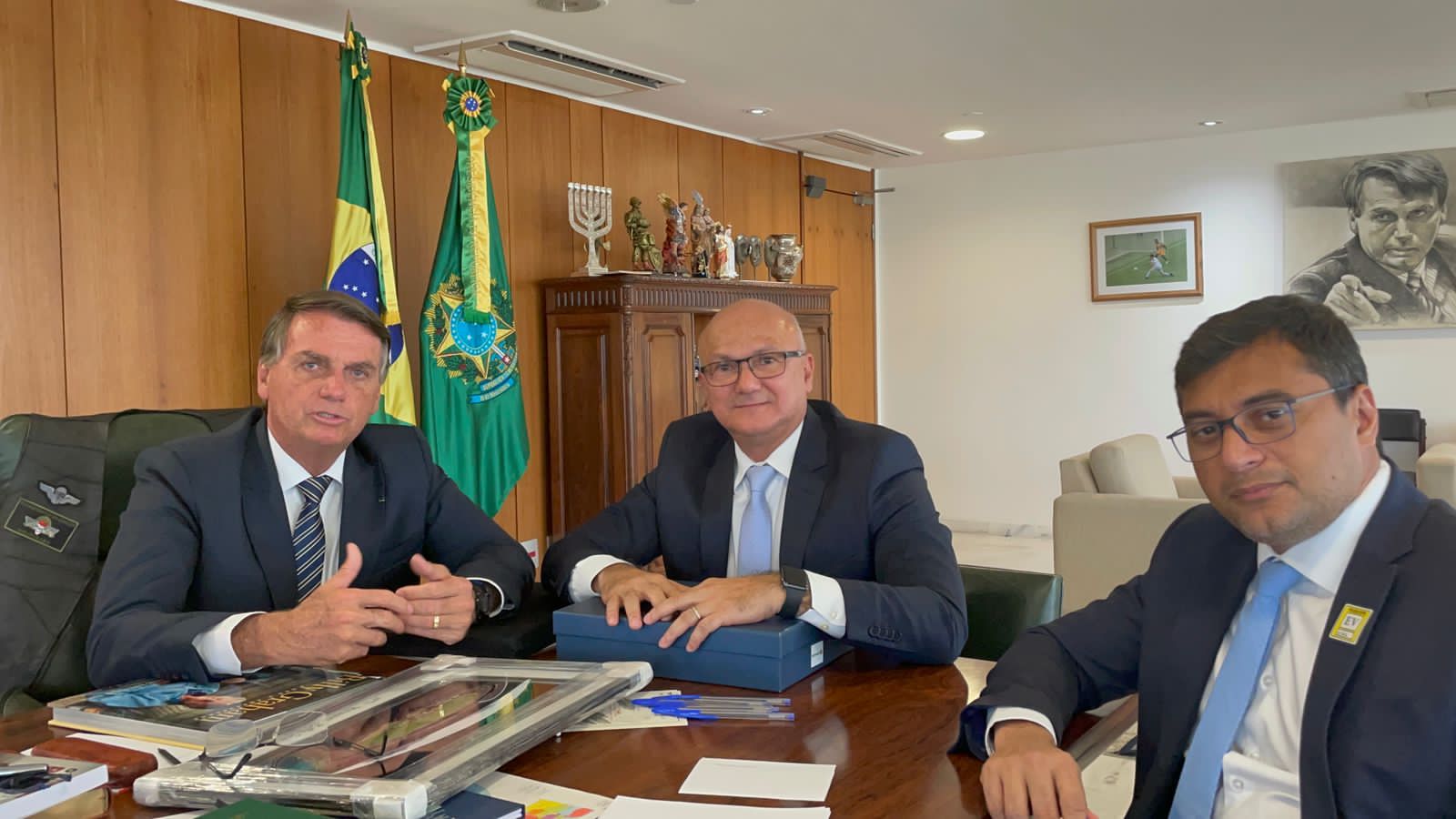 Governador Wilson Lima se reúne com presidente  para resolver imbróglio da Zona Franca de Manaus
