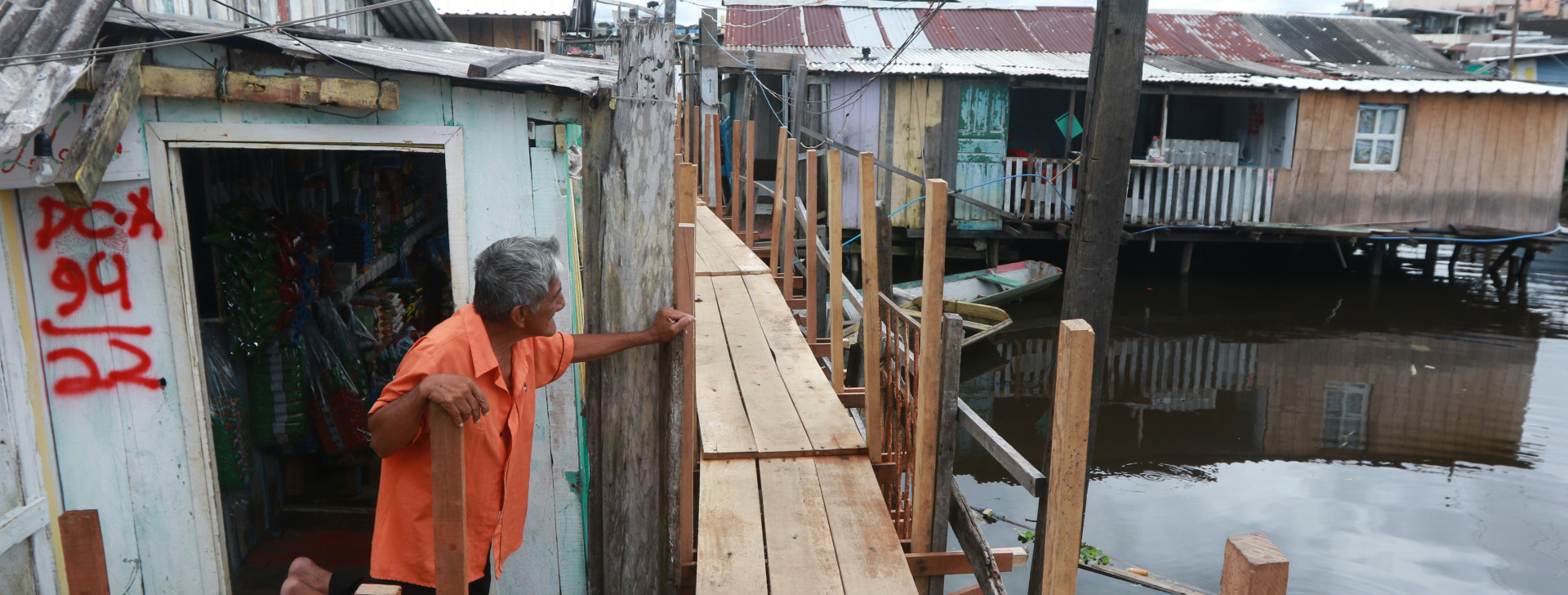 Segundo dados disponíveis no site do Porto de Manaus, o nível do Rio Negro atingiu a marca de 29,39 metros (Ricardo Oliveira/CENARIUM)